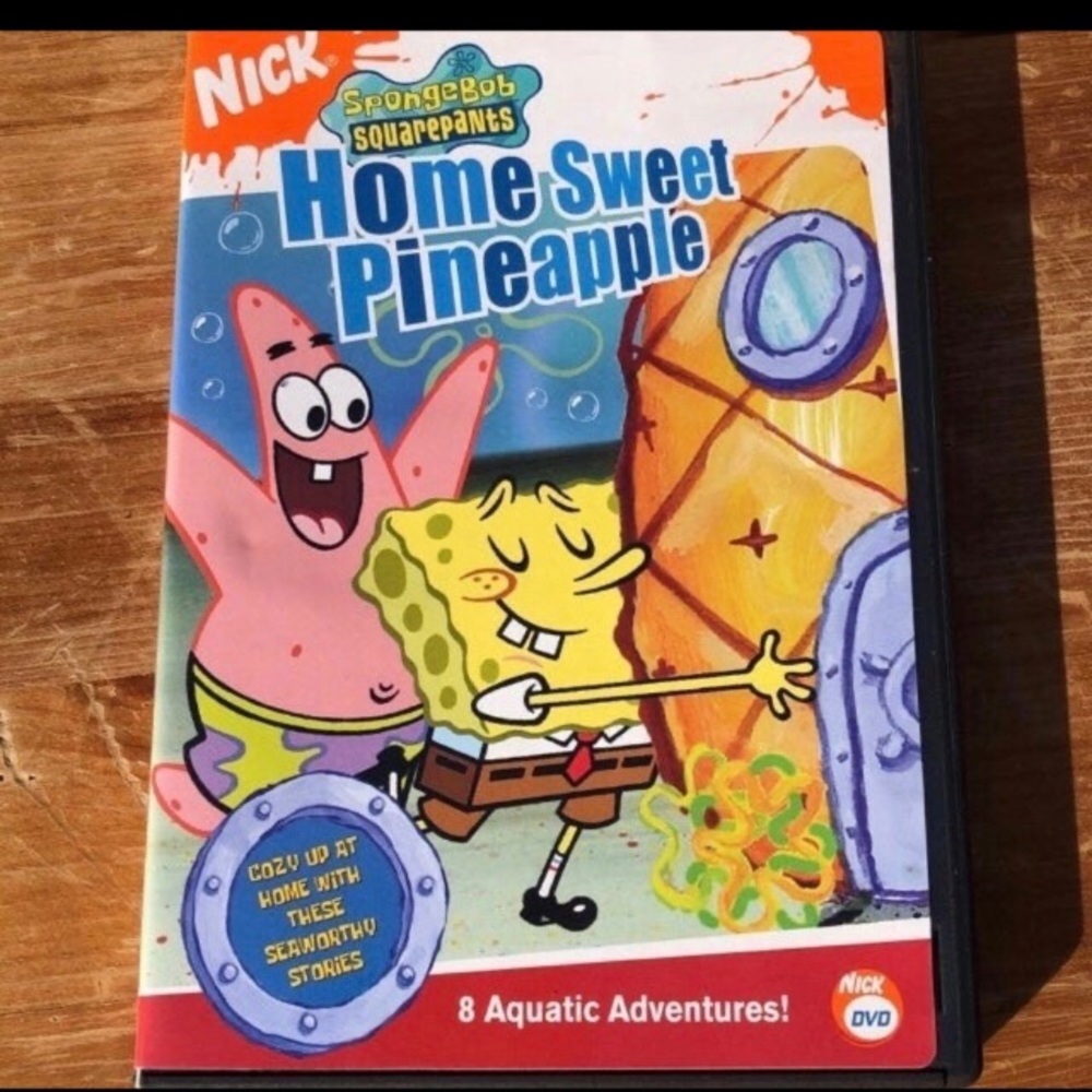 Nickelodeon SpongeBob SquarePants Home Sweet Pineapple DVD - Yellow and Pink